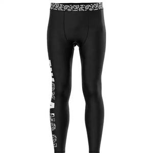 Venta al por mayor Nightcrawler últimos hombres usan Bjj 73% poliéster 27% spandex hombres adultos negro Rash Guard S - Product Image 6