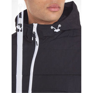 Veste coupe-vent imperméable pour homme, légère, pour sports de plein air, à capuche, softshell, décontractée, noire, zippée, 2024 - Product Image 5