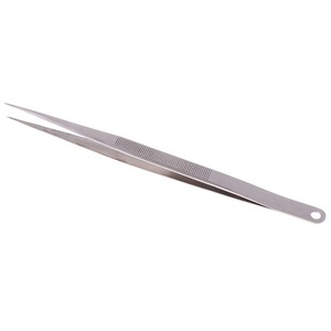Pinzas rectas con punta electrónica de acero inoxidable de 18 cm de largo - Product Image 2
