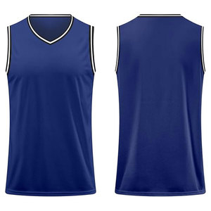 High Quality Breathable 2026 New Design Basketball Jersey Wholesale Comfortable 100% Polyester Sleeveless Customizable - Product Image 1