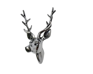 Décoration murale moderne en aluminium fait main, motif animal multicolore, 11,5x8x5,5 cm, art mural métallique, décoration d'intérieur audacieuse - Product Image 2
