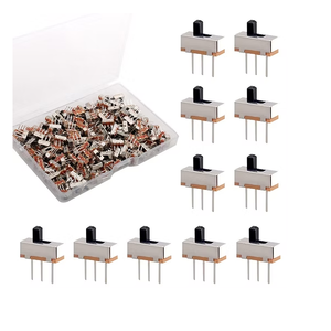 สวิตช์สไลด์3 PIN SPDT สวิตช์สไลด์ขนาดเล็กสำหรับอุปกรณ์อิเล็กทรอนิกส์ PCB โครงการ DIY 0.5A 125V AC 30V DC - Product Image 2