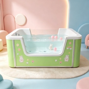<span class=keywords><strong>Bañera</strong></span> de Hidromasaje Ecológica para Bebés <span class=keywords><strong>con</strong></span> Jets Acrílicos y Masaje para la Relajación del Recién Nacido - Product Image 3