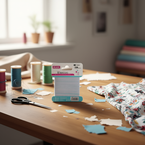 Bande élastique Ilan 3 mm 3 m blanche pour vêtements et travaux manuels - Product Image 3