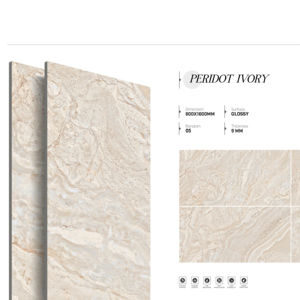 Azulejos de porcelana Crown Radiance Gloss 800x1600 1200x1800 750x1500mm diseñados para interiores residenciales y comerciales de gran tamaño. - Product Image 1