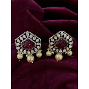 Juego de colgantes de moissanita de plata 92,5 Colección de dijes elegantes - Product Image 1