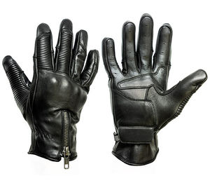 Gants de moto en cuir véritable avec écran tactile, unisexes, nouvelle mode, logo personnalisé imprimé, protection pour la conduite - Product Image 6
