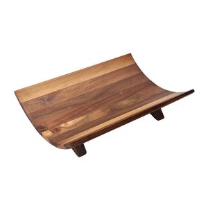 Bandeja de Servir de Madera Ecológica, Hecha a Mano, Curvada, para Sushi, Pan, Queso, Frutas, Uso en Restaurantes y Cocinas - Product Image 5