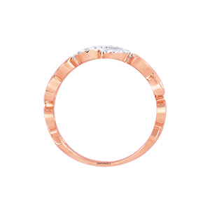 Anillo de Diamantes Cultivados en Laboratorio con Diseño Infinito para Mujer, Anillo de Compromiso o Aniversario, Oro 10K 14K 18K, Plata 925 935, Anillo de Diamantes de Lujo - Product Image 4