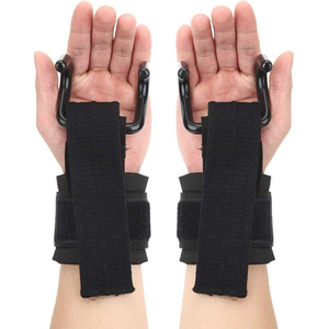 Latest Design Neoprene Metal Rod Hooks Powerlifting Gym Workout Equipment Non-Slip Rubber Coating Heavy Fitness Body Building - Product Image 5