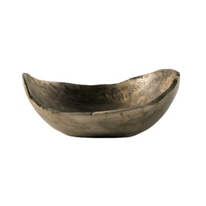 Bol décoratif antique tibétain pour servir les aliments, décoration de table de mariage et de Noël, bol vintage pour présenter des fruits - Product Image 1