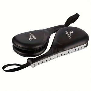 แผ่นรองเตะเทควันโด หนังวัวแท้ เป็นมิตรกับสิ่งแวดล้อม ระบายอากาศได้ดี สำหรับฝึกซ้อม เหมาะสำหรับการฝึกซ้อมเป็นเวลานาน ศิลปะการต่อสู้ - Product Image 3