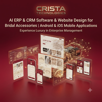 Applications mobiles Android iOS, logiciels ERP et CRM basés sur l'IA pour le design de sites web d'accessoires de mariage, plugin WordPress Shopify, e-commerce IA