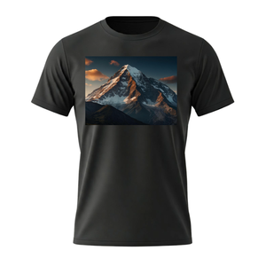T-shirt pour homme en coton mélangé à motif imprimé, coupe classique, vente en gros directe d'usine - Product Image 4