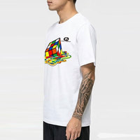 T-shirt graphique pour homme en jersey de coton tricoté léger, col rond, manches courtes, respirant, 240 grammes, prix bas