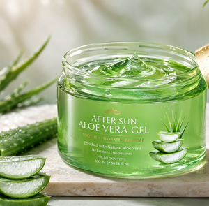 Gel Après-Soleil Naturel à l'Aloe Vera pour Rafraîchir, Hydrater, Soulager les Coups de Soleil, Apaiser et Réparer la Peau, Hydratant Visage et Corps – Vente en Gros - Product Image 4