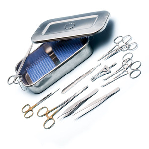 Kit Quirúrgico para Animales Exóticos, Juego de 12 Instrumentos Veterinarios Manuales de Acero Inoxidable, Certificado CE por Java Surgical - Product Image 2