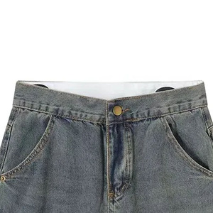 Shorts en jean premium délavés, style décontracté, fabricant OEM ODM, usine, vente en gros, fournisseur exportateur - Product Image 5