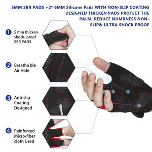Gants de cyclisme les plus vendus en ligne, vente en gros, style unique, gants de cyclisme légers - Product Image 3