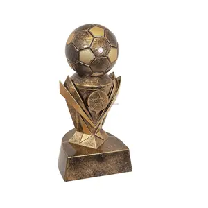 Design du milieu du siècle Trophée Astro de football 10.75 pouces de haut Prix de football-Plaque gravée sur demande Acheter au prix le plus bas