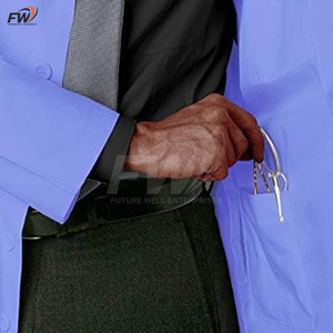 Women's Men Long Sleeve White Doctor Medical Coat Pharmacy Pet Shop Beauty Overalls Lab Coat White Labcoats Hospital Uniforms - Product Image 2