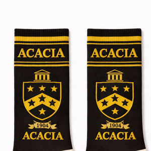 Chaussettes brodées de haute qualité pour les fraternités grecques, idéales pour les organisations et événements universitaires - Product Image 2