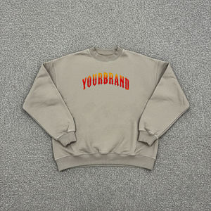 Winter Fashion Wear Men's Sweatshirt Cotton Fleece Custom Printed & Embroidery Logo Crew Neck Style Sweatshirts Manufactures - Product Image 6