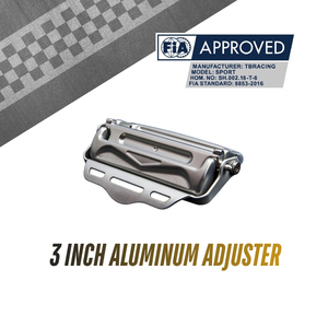 Mousqueton assorti en aluminium de 3 pouces à dégagement rapide pour harnais, ajusteur de ceinture de course FIA 8853 2016, matériel fabriqué à Taïwan, vente en gros - Product Image 2