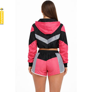 ชุดกางเกงขาสั้นกันลมสำหรับผู้หญิงซามาเวียชุดกีฬาสองชิ้นน้ำหนักเบา ระบายอากาศได้ดี แห้งเร็ว |   พร้อมส่งสินค้า - Product Image 2