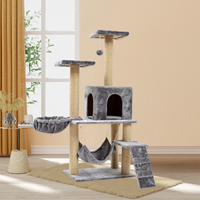 Vente en gros de jouets pour animaux domestiques peluche de luxe grand arbre à chat tour maisons grattoir arbre à chat grimpant