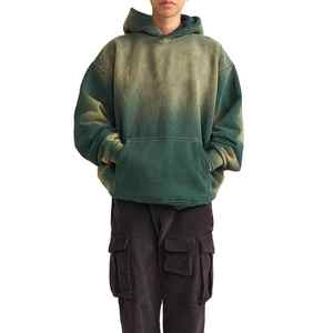 Custom Men <b>Hoodies</b> Pullover Blank Sweatshirt Acid Washed <b>Hoodies</b> <b>with</b> <b>Thumb</b> <b>Holes</b> Oversized Heavyweight Cotton Hoodie - Product Image 2