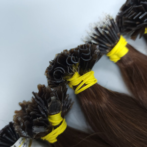 Extensión de cabello de queratina U, V, I Tip Hair Precio al por mayor de queratina de la mejor calidad de fábrica a la venta Envío rápido - Product Image 6