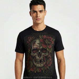 Camiseta Personalizada para Hombre, Impresión de Alta Calidad, Diseño Gráfico Post Apocalíptico, Estatua de la Libertad, Zombie, Algodón, Estilo Urbano - Product Image 2