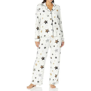 Women's Summer Polyester/Cotton Sleepwear Casual Sexy Short PJ Set <b>Lace</b> Trim <b>Elastic</b> Waist Drawstring Plain Dyed Quick Dry Made - Product Image 1