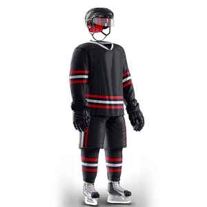 <b>Roller</b> Hockey Team Jersey And Shorts Set Custom Sports Uniform Breathable Athletic Gamewear For Training Matches And Tournaments - Product Image 3