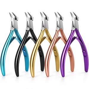 Cortacutículas Profesional de Acero Inoxidable con Logotipo Personalizado OEM, Pinza para Remover Piel Muerta de las Uñas, Abertura de Mandíbula Ancha para Manicura de Dedos - Product Image 1