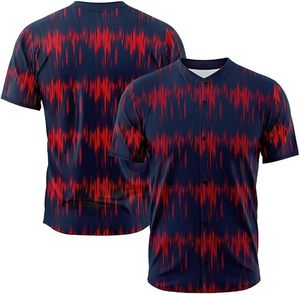 Uniforme de Béisbol Personalizado al por Mayor, Logotipo del Patrocinador, Nombre y Número del Jugador, Poliéster Ligero, Servicio OEM ODM, 100% Poliéster - Product Image 2