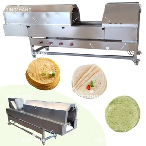 Máquina compacta y eficiente para panqueques tailandeses, prensa de tortillas, línea de producción de pan de pita comercial - Product Image 1
