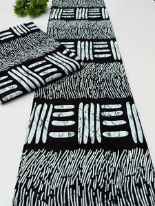 Tissu en coton 100% imprimé à la cire africaine, sur mesure pour le marché éthiopien, pour vêtements traditionnels - Product Image 2