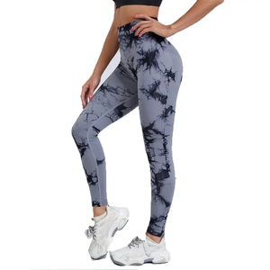 Wholesale 100% Cotton Simple Full Length Fitness <b>Leggings</b> for <b>Women</b> Breathable Tights Sublimation <b>Printing</b> Latest Design Good - Product Image 6
