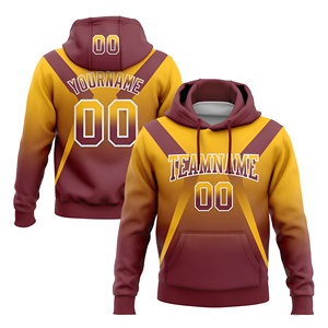 High Quality Sportswear Embroidery Patch Hoodies Custom Team Name Polyester Hoodie Breathable Fabric Black & White Sleeve - Product Image 3