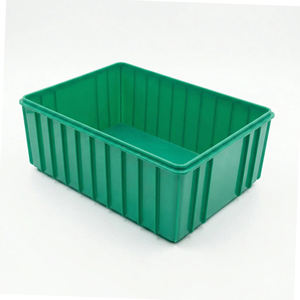 OEM Custom PP Plastic <b>Storage</b> Crate <b>Stackable</b> Commercial <b>Storage</b> <b>Box</b> - Product Image 6