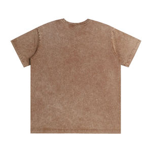 Nuevo Conjunto Casual de Verano para Hombre, Estilo Vintage, Lavado y Teñido, con Detalles Deshilachados, para Parejas, Lavado Ácido, 100% Algodón - Product Image 4