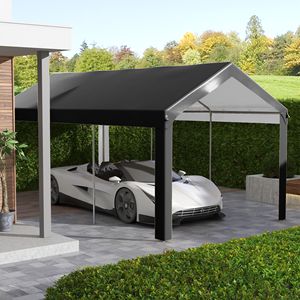 Tettoia in Alluminio per Auto 6x3 Metri, Resistente ai Raggi UV, Grigio Scuro, Compatibile con Serie 84C 378V00 e 84C 206 - Product Image 2