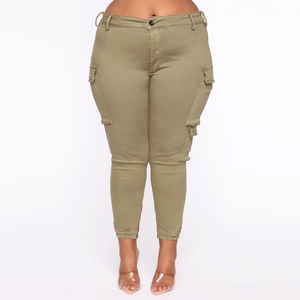Meilleur fabricant de pantalons cargo respirants pour femmes à bas prix, vente de pantalons cargo de haute qualité, mode régulière, pantalon cargo taille moyenne pour femmes, été - Product Image 4