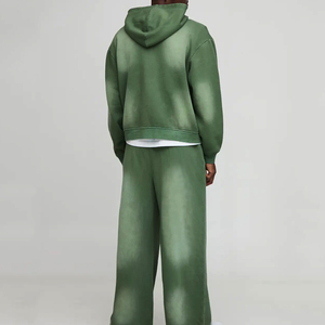 Oversize Men Zipper Tracksuit Fashion Streetwear Outfit For Fitness New Stylish Luxury Oversize Men Zipper Tracksuit - Product Image 2