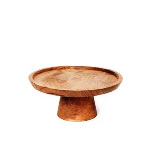 Newly <b>Crafted</b> Design Cake Stand Wooden Cake Stand Cake <b>Tools</b> Wooden Cake Platter Solid Wood Cake Stand At very good Price - Product Image 6