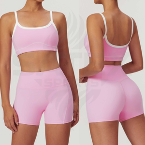 Nuevo Bikini Sexy de Dos Piezas, Top de Color Sólido, Traje de Baño con Parte Inferior de Material Spandex/Nylon, Características Ecológicas - Product Image 2