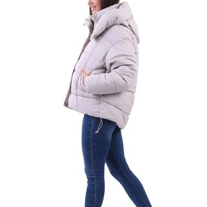 Chaquetas Acolchadas Cortas de Invierno para Mujer, Tejidas en Algodón Teñido, Cálidas, Estilo Bomber, 2026 - Product Image 6
