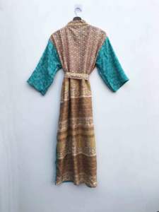 Kimono de Seda para Mujer con Logotipo Personalizado al por Mayor, Bata de Satén para Novia - Product Image 5